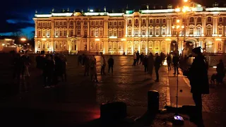 Би-2 – "Мой Рок-н-Ролл", в исполнении уличного музыканта на Дворцовой площади в Санкт-Петербурге...