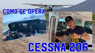 VOLANDO CESSNA 206(como se opera?diferencias al fumigador)