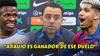 ARAUJO vs VINICIUS - Xavi Hernández rueda de prensa previa al FC Barcelona vs Real Madrid 2022/23