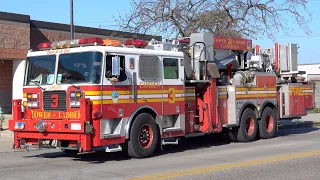 Camden Fire Department Engine 8 & Tower Ladder 3 Responding