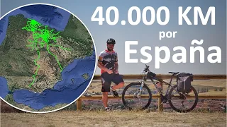 40.000 km en BICI por ESPAÑA | Todo mi recorrido