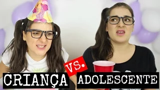 CRIANÇA VS. ADOLESCENTE DO ANIVERSÁRIO! - Roberta Pupi