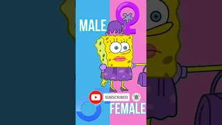 Spongebob Gender Swap Edit Part 3   Bob esponja con género Opuesto Parte 3 ❤️