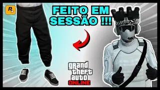 Calça Meia na Canela preta no Gta Online em 2024!!! #gtaonline #tryhard #trajes #bug