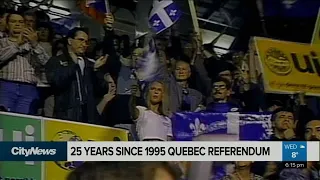 Twenty-five years since Quebec Referendum