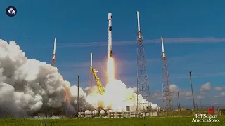 The Euclid Space Telescope is launched on a Falcon 9 rocket for the European Space Agency