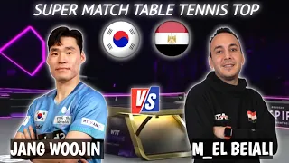 Jang Woojin vs Mohamed El Beial Table tennis Top 2024