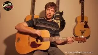 Santiano cours guitare  (apprendre à jouer Santiano de Hugues Aufray / tuto guitare)