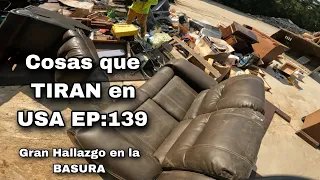 Cosas que TIRAN en USA EP:139 Gran hallazgo en la BASURA 😳👍🏼