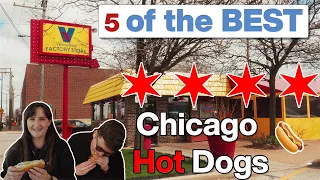 5 BEST Chicago Style Hot Dogs You Need To Try! | Handpicked by a Locals  | MUST EAT