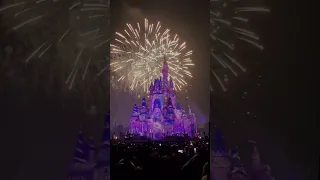 Fireworks at the Magic Kingdom bring tears to your eyes 🥹 - Disneyworld