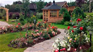 🌺Прекрасные садовые пейзажи для вашего вдохновения / Examples of landscape design