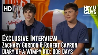 Zachary Gordon & Robert Capron Exclusive Interview - Diary of a Wimpy Kid: Dog Days