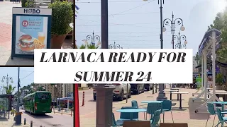 Larnaca Ready For Summer | 2024 Restaurants And Bar Prices | Intercity Buses To Get Around Cyprus