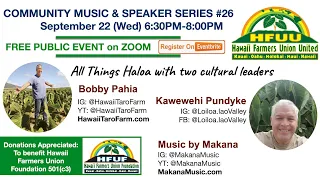 Music & Speaker #26: All Things Haloa with Bobby Pahia and Kawewehi Pundyke