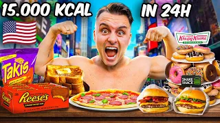 15.000 KALORIEN CHALLENGE in NEW YORK I 24 Stunden Cheatday Challenge