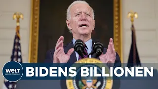 CORONA-HILFE: US-Präsident Biden boxt 1,9 Billionen Dollar Konjunkturpaket durch den Kongress