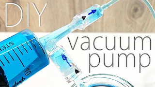 Making a Vacuum Pump! Amazing Homemade project! Awesome Experiments in a Vacuum Chamber! Wow!