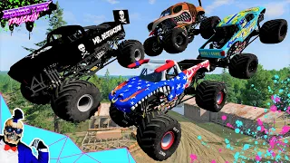 Monster Truck Mud Battle #32 | BeamNG Drive | Mace Mace Tv