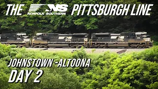 Day 2 - NS Pittsburgh Line Railfanning - Gallitzin, Altoona, Juniata, Horseshoe Curve, PA