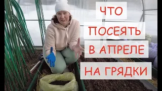 ЧТО ПОСЕЯТЬ В ТЕПЛИЦУ В АПРЕЛЕ. ОБЯЗАТЕЛЬНО СЕЙТЕ ЭТИ РАННИЕ ОВОЩИ