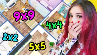 The Sims 4 but Each Room is a Different Size