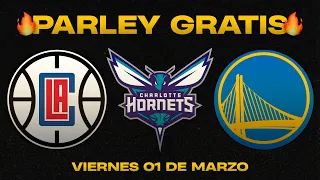 🔥 PRONOSTICOS NBA Y NHL PARA HOY 01/03/2024 🔥 PARLEY GRATIS 🏀🔥