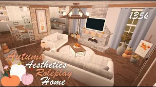 Bloxburg | Autumn Aesthetics Roleplay Home | Speed Build