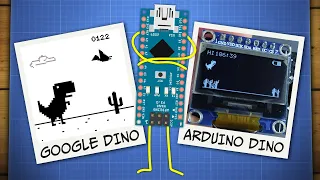 Закодил Google Dino на Arduino! [Arduino GameDev]