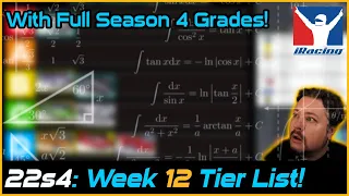 2022 Week 12 & Full Season 4 BoP Tier Lists | Ranking the GT3,  GT4, GTE, and TCR cars | iRacing