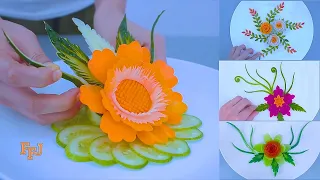 Most Beautiful Veggie Garnishes Of Masterchef 2022🌼🌸🌷