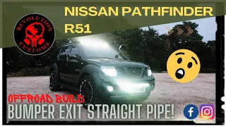 Nissan Pathfinder R51 Offroad Build Widebody Side Exhaust Nudge Light Bars Hydrodip Android 33s Etc