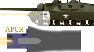 Tiger II vs T95 GMC | Armor Penetration Simulation