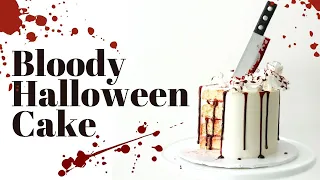 Halloween Cake Decorating // Edible Blood and Roses // With Finespun Cakes