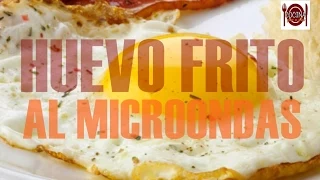 HUEVO FRITO AL MICROONDAS. (EN 1 MIN).