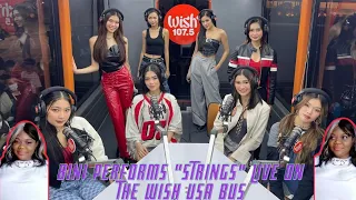 BINI performs "Strings" LIVE on the Wish USA Bus | Reaction