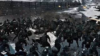 Норвежская Тяжелая Пехота против Армии Княжества Литовского. Total War: Attila [PG1220 Mod]