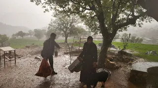 "Sounds of storm and rain: the courage of Asghar and Halimah against the troubles of nature