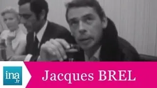 Jacques Brel "Je veux m'offrir le temps de me taire" Interview exclusive - Archive vidéo INA