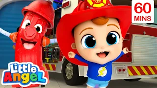 Learn Fire Safety with Baby John | Little Angel | Moonbug Kids - Fun Stories and Colors