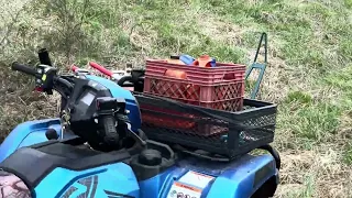 Greg details his stump painting set-up to prevent invasive trees from sprouting.