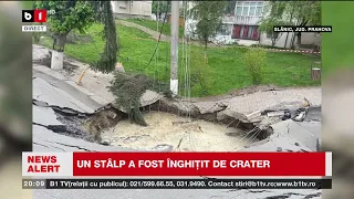 NOI EVACUĂRI ÎN SLĂNIC, CRATERUL SE ADÂNCEȘTE. Știri B1TV_2 mai 2024