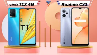 vivo T1X 4G Vs Realme C31 | Realme C31 Vs vivo T1X 4G