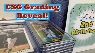 50 Card Bulk CSG Grading Submission Reveal