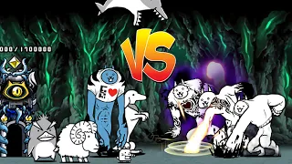 The Battle Cats - The Malevolent Titan VS Crazed Titan + Li´l Jamiera + Manic Jamiera Cat Stages