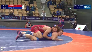 Qual. GR - 80 kg: B. SID AZARA (ALG) df. N. SIPKA (SVK) by VSU, 8-0