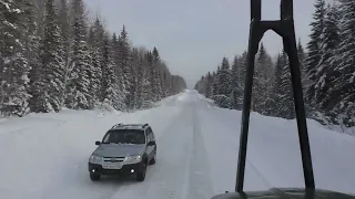 Самые ОПАСНЫЕ места на Вайской дороге. Урал лесовоз