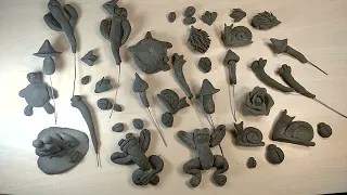 Рецепт цементной смеси для лепки миниатюрных садовых фигур, лепить можно без перчаток