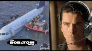 Christian Bale Helps Land the Hudson River Plane