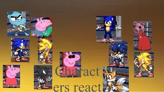 Character’s react to cartoon rap attack